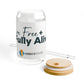 Live Free + Fully Alive Sipper Glass, 16oz